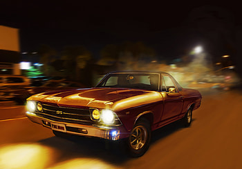 El Camino, classic-cars, cars, artist, artwork, digital-art, artstation HD wallpaper