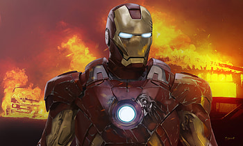 Iron Man New, iron-man, superheroes, deviantart, artist HD wallpaper