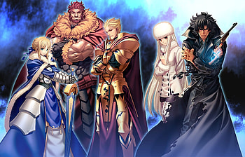 Gilgamesh, Fate/Zero, Saber vs Gilgamesh, Fate series HD wallpaper