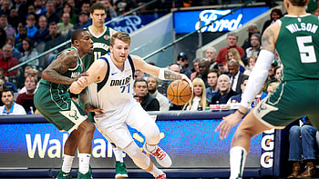 Bucks vs Mavericks, Luka Doncic HD wallpaper