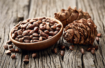 Pine nut oil, Health benefits, Nutritional properties, Superfood supplement HD wallpaper