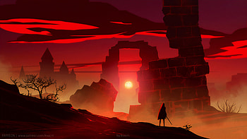 Hell Gate Painting , hell, artist, artwork, digital-art, deviantart HD wallpaper