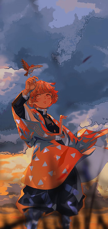 Zenitsu Agatsuma Background, Zenitsu HD phone wallpaper