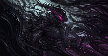 Dark Creature Monster Art , creature, monster, dark, digital-art, artist, deviantart HD wallpaper
