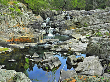 Nature, Rocks, Creek, Brook, River HD wallpaper