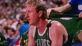 Larry Bird, Basketball legend, Iconic logo, Sports icon HD wallpaper
