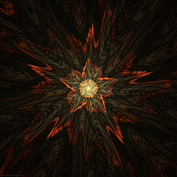 Abstract, Fractal, Flash, Star HD phone wallpaper