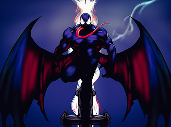 Venom With Wings, venom, superheroes, artist, artwork, digital-art, deviantart HD wallpaper