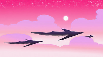 Whale In Clouds, artist, artwork, digital-art, deviantart HD wallpaper