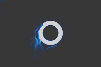 Dark, Shine, Light, Hand, Neon, Circle HD wallpaper