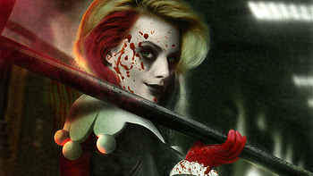 Harley Quinn The Blood Queen, harley-quinn, supervillain HD wallpaper