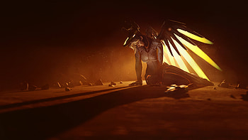 Mercy Overwatch Fan Art, mercy-overwatch, overwatch, games, xbox-games, ps-games, pc-games, deviantart HD wallpaper
