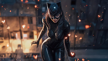 Catwoman Stylish Crime Spree, catwoman, superheroes, artist, artwork, digital-art HD wallpaper