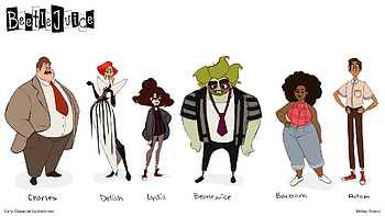 Beetlejuice cartoon, Creative designs, Musical adaptation, Kelsey Roland HD wallpaper