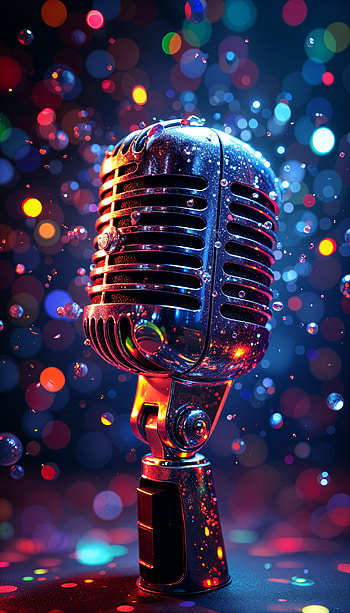 Vibrant Micro : Sound in Color, micro, music, bokeh HD phone wallpaper