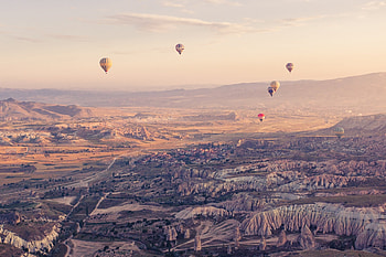 Landscape nature outdoor, Sunrise sunset morning, Ancient holiday dom, Air transport HD wallpaper