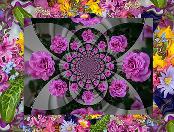 TWO INTO ONE, purple, pink, abstract HD wallpaper