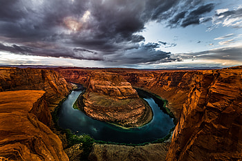 Horseshoe Bend, Canyon, Arizona, Rocks, Colorado River HD wallpaper