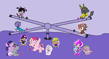 The Backyardigans Babies Pepper Patra Twilight Sparkle waluigi Blaze Cadence wario Espio Spike Shadow & Austin - Viole and background ... HD wallpaper