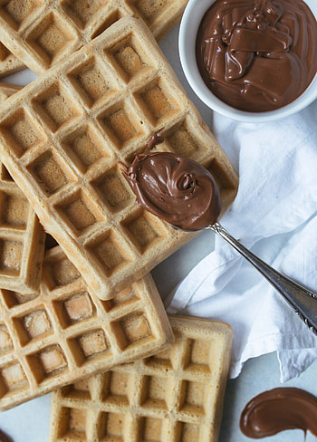 Vegan waffle recipe, Plant-based breakfast, Easy and delicious, Beginner's guide HD phone wallpaper
