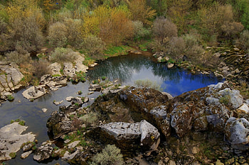 Mountain river, nature, rivers HD wallpaper