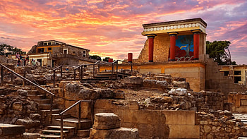 Knossos Palace, Island exploration, Greek adventure, Historical fascination HD wallpaper