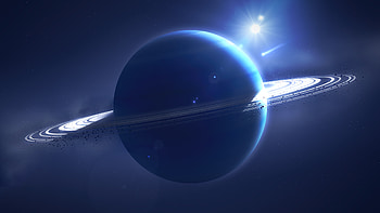 Ambient Planet Comet , planet, digital-universe, artist, artwork, digital-art, deviantart HD wallpaper