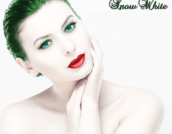 Snow white, makeup, porcelain, beauty HD wallpaper