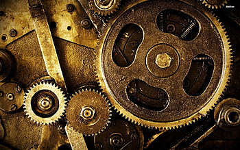 Mechanical Gears Gears a machine is any device HD wallpaper