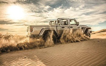 Jeep Gladiator Sand Runner, desert, 2022 cars, AE-spec, Jeep Gladiator JT, tuning, 2022 Jeep Gladiator, american cars, Jeep HD wallpaper