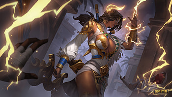 Gilded Glory Ishtar, Ishtar (Smite), video game, Smite HD wallpaper