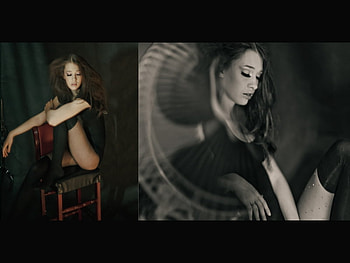 Love and Pain, pain, black and white, love, woman, beauty HD wallpaper