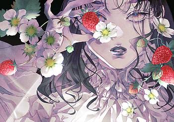 Enchanted Blossoms: Anime Girl, Anime, girl, anime girl HD wallpaper