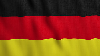 Flag of Germany, National symbol, Waving flag, Patriotic background HD wallpaper
