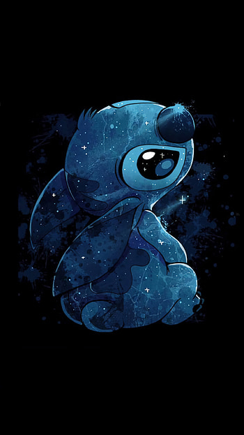 Stitch, blue, stitchy, cartoon, ohana HD phone wallpaper