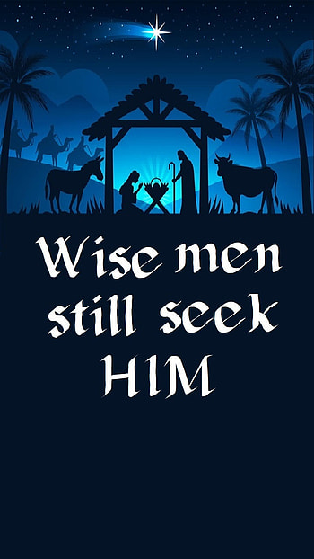 seek HIM, Baby Jesus, Christmas, Jesus, Holiday, Manger, Bethlehem, Wise Men HD phone wallpaper