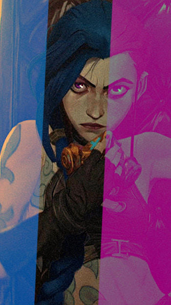 Jinx Arcane, vi, ekko, league of legends, silco, lol, netflix HD phone wallpaper