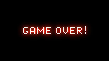Game Over, Glitch effect, Digital message, Visuals HD wallpaper