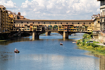 Ponte Vecchio, Florence, Italy, Medieval HD wallpaper