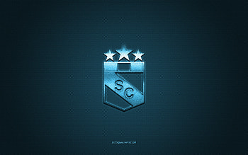 Club Sporting Cristal, Peruvian football club, blue logo, blue carbon fiber background, Liga 1, football, Peruvian Primera Division, Lima, Peru, Club Sporting Cristal logo HD wallpaper