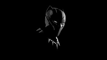Black Panther No Rules No Mercy, black-panther, superheroes, artwork, art, digital-art, dark, black, 1 HD wallpaper
