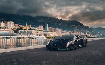 Lamborghini Veneno, visual delight, Automotive greatness, Breathtaking HD wallpaper