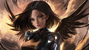Alita Battle Angel Fantasy Fan Art , alita-battle-angel, artist, artwork, art, fantasy, deviantart HD wallpaper