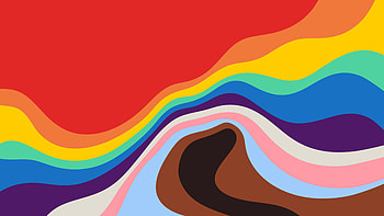 Apple Pride, Abstract, colors HD wallpaper