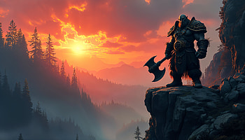 Epic Orc Adventure: Stunning Ultra, orc, fantasy, warrior, forest, fantasy warrior HD wallpaper