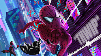 Spider Verse Gang, spiderman, superheroes, artwork, digital-art, art, artstation HD wallpaper