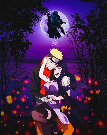 Naruhina, magenta, pink, anime, cutewallpapper, , hinata, android, cute, couple, naruto, otaku HD phone wallpaper