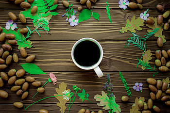 Food, Coffee, Wood, Wooden, Cup, Surface HD wallpaper