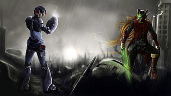 Mega Man And Zero ... HD wallpaper