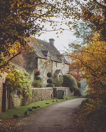 A beautiful village, sky, sunlight HD phone wallpaper